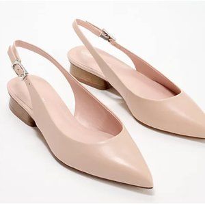 Vince Camuto Jesander Slingback Flat in Blush NWOT - Pointed Toe Slingback Flats